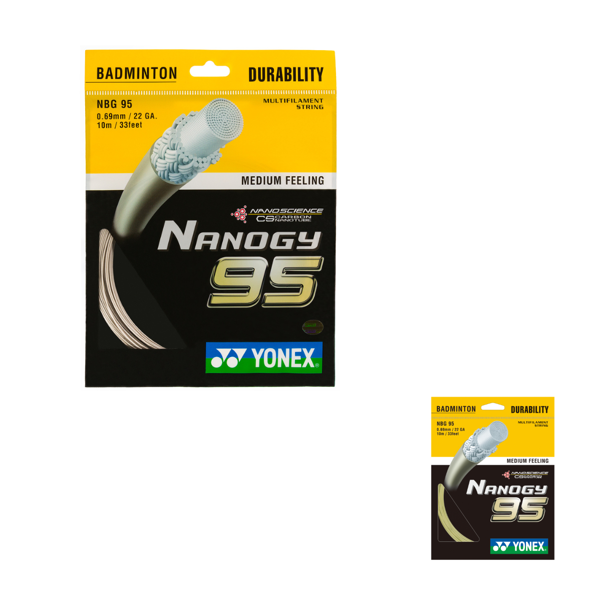 YONEX Badminton Saite - Nanogy 95 Set